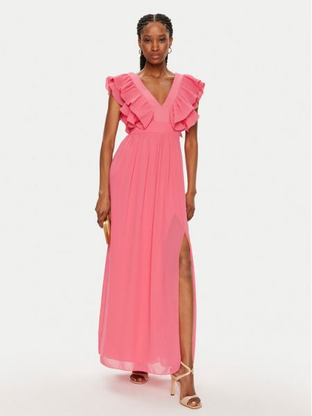 Κοκτέιλ φόρεμα Rinascimento ροζ