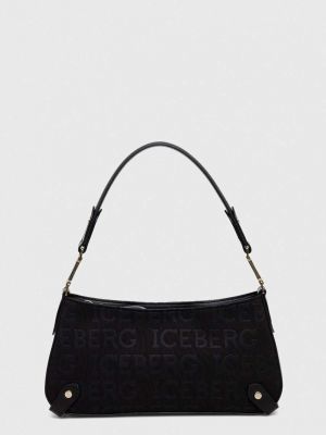 Черная сумка шоппер Iceberg