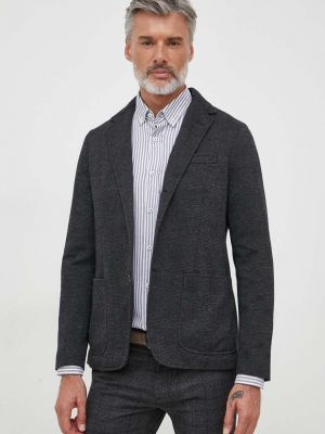Шерстяной пиджак Polo Ralph Lauren серый