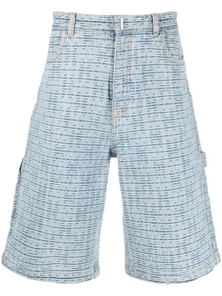 Jacquard jeans shorts Givenchy