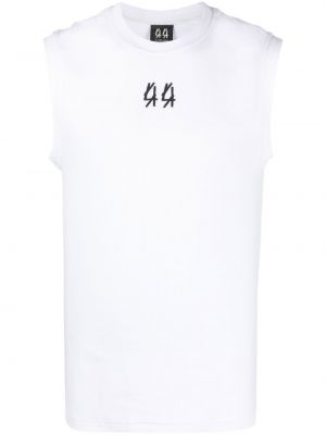 Gilet con stampa 44 Label Group bianco