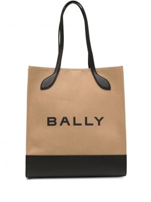 Shopper kabelka s potiskem Bally