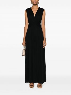 Vakarinė suknelė v formos iškirpte Dvf Diane Von Furstenberg juoda