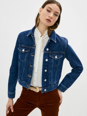 Французская джинсовая куртка French Connection, синий