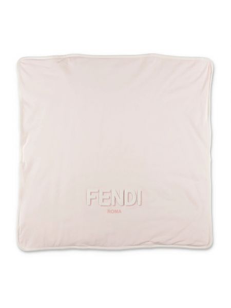 Różowa szal bawełniana Fendi