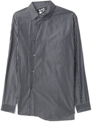 Pruhovaná bavlnená košeľa s potlačou Black Comme Des Garçons