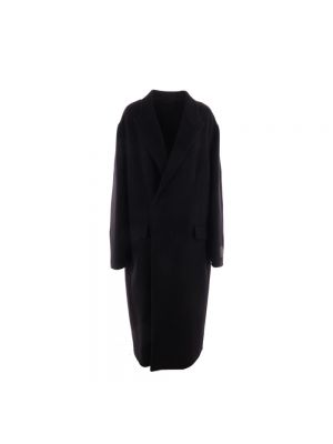 Czarny płaszcz z kaszmiru Givenchy