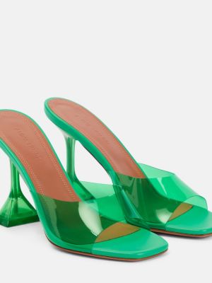 Sandały Amina Muaddi zielone