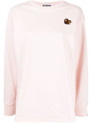 Bomull t-skjorte A Bathing Ape® rosa