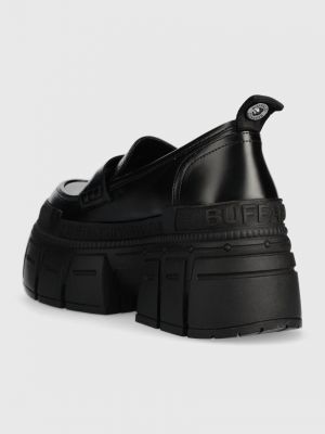 Pantofi loafer cu platformă Buffalo negru