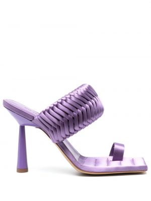 Pletené sandále Giaborghini fialová