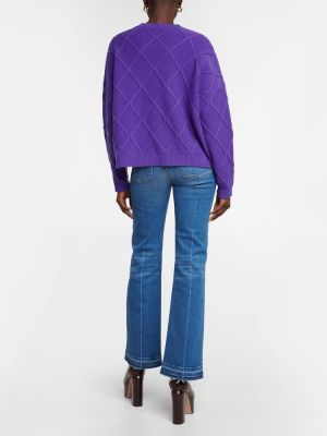 Maglione di lana Valentino viola