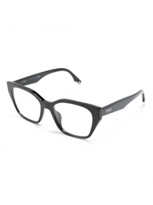 Raštuotos akiniai Fendi Eyewear juoda