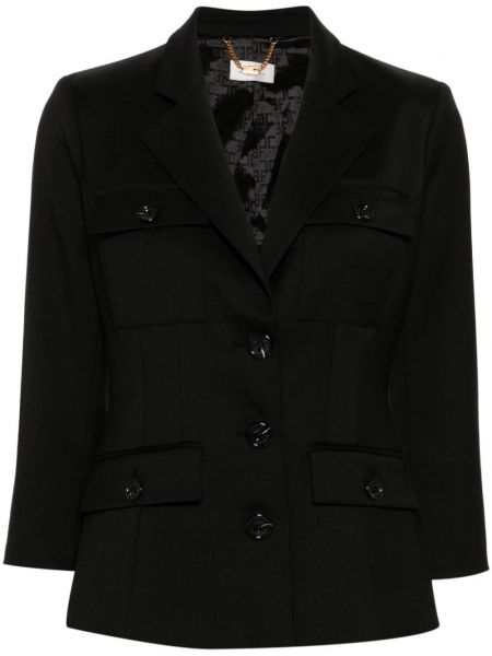 Blazer Elisabetta Franchi siyah