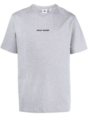 Camiseta con estampado Daily Paper gris