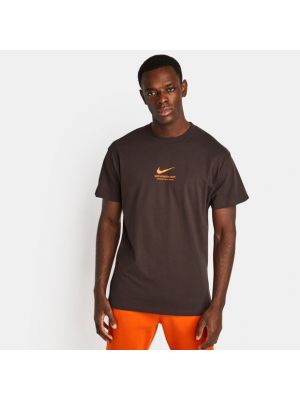 T-shirt Nike marrone