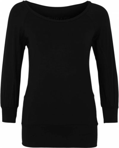 Marškinėliai ilgomis rankovėmis Curare Yogawear juoda