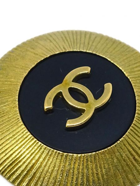 Auskari ar pogām Chanel Pre-owned zelts