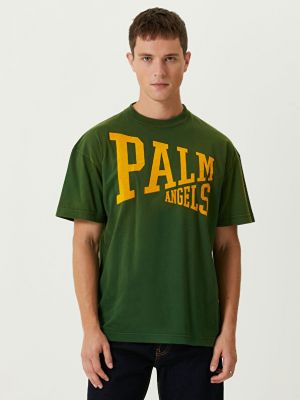 Футболка Palm Angels зеленая
