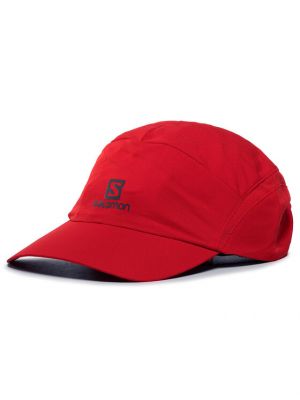 Kepurė su snapeliu Salomon raudona