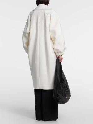 Manteau en laine Patou blanc