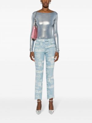 Jeans mit print John Galliano Pre-owned