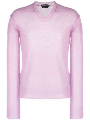 Mohair transparenter pullover Tom Ford pink