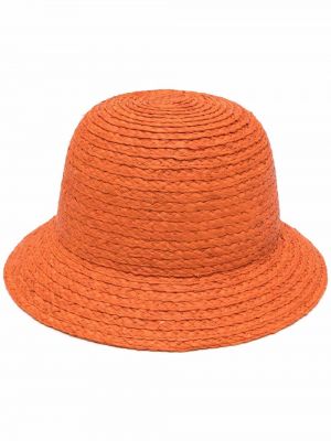 Плетена шапка Nina Ricci оранжево