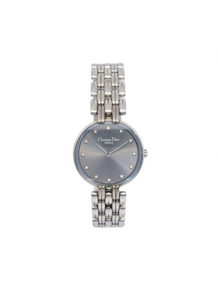 Zegarek Christian Dior Pre-owned srebrny