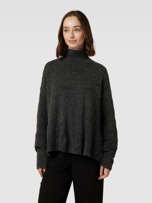 Dzianinowy sweter ze stójką Vero Moda czarny