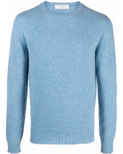 Jersey de punto de tela jersey de cuello redondo Société Anonyme azul