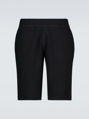 Shorts en coton Sunspel noir