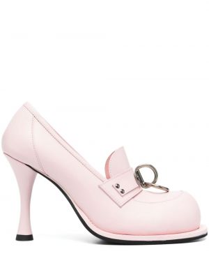 Pantofi cu toc din piele Martine Rose roz