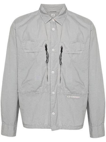 Košeľa s výšivkou C.p. Company sivá