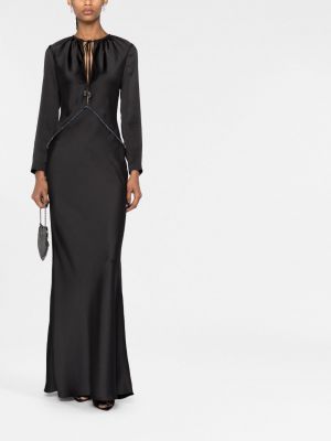 Maksi kleita ar kristāliem V:pm Atelier melns