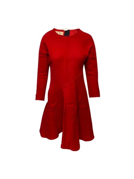 Jedwabna sukienka Marni Pre-owned czerwona