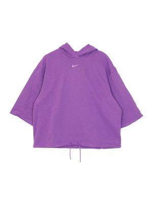 Bluza z kapturem Nike fioletowa