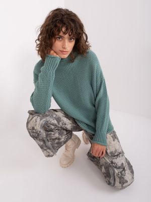 Džemperis ar augstu apkakli ar garām piedurknēm Fashionhunters