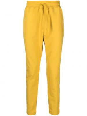 Pantaloni din bumbac cu imagine C.p. Company galben