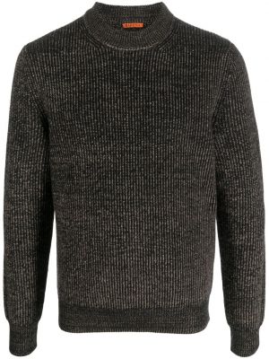 Dzianinowy sweter z okrągłym dekoltem Barena
