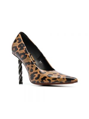 Calzado leopardo Vetements marrón
