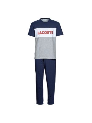 Pyžamo Lacoste modrá