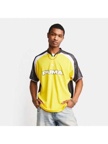 T-shirt en jersey Puma jaune