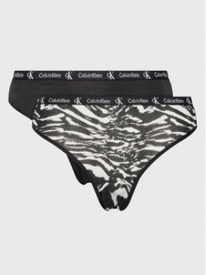 Calvin Klein Underwear 2 db klasszikus alsó 000QD3991E  - Fekete