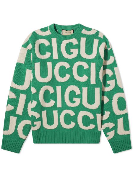 Свитер Gucci зеленый