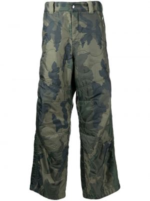 Pantalon cargo à imprimé à imprimé camouflage Oamc