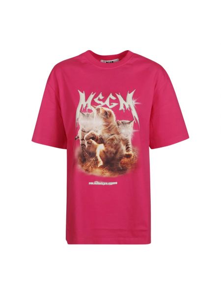 T-shirt Msgm pink