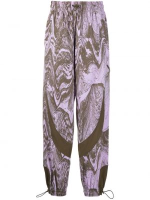 Pantaloni cu imagine cu imprimeu abstract Adidas By Stella Mccartney