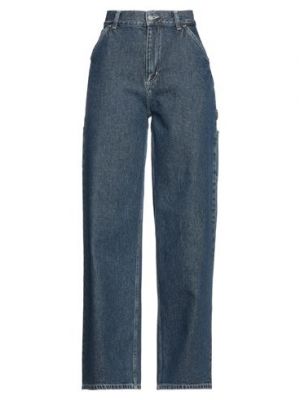 Jeans di cotone Carhartt blu