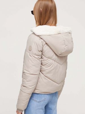 Téli kabát Hollister Co. szürke